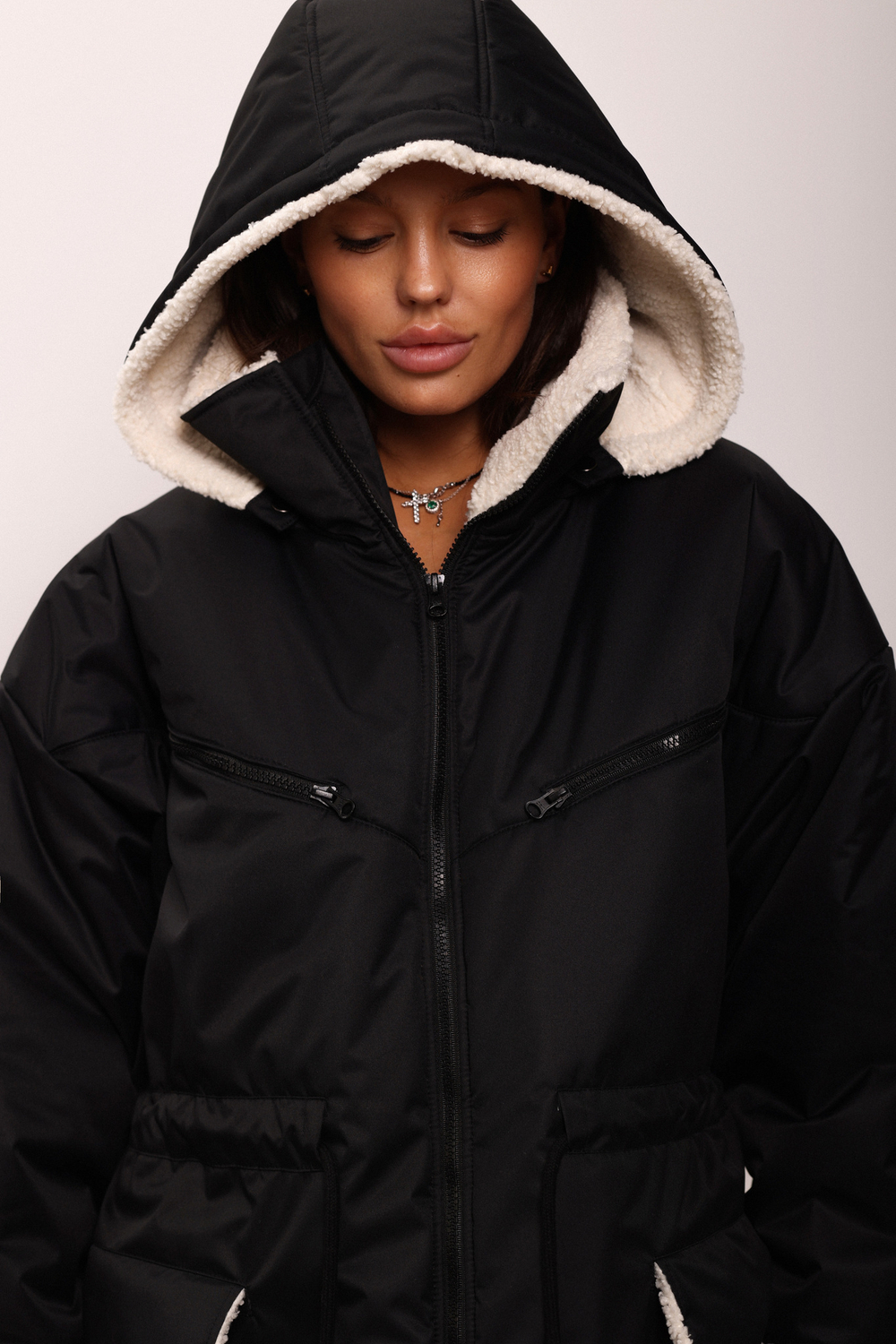 Парка утепленная