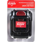 Аккумуляторная батарея ELITECH 14.4 V 4.0Ач 1820.067500