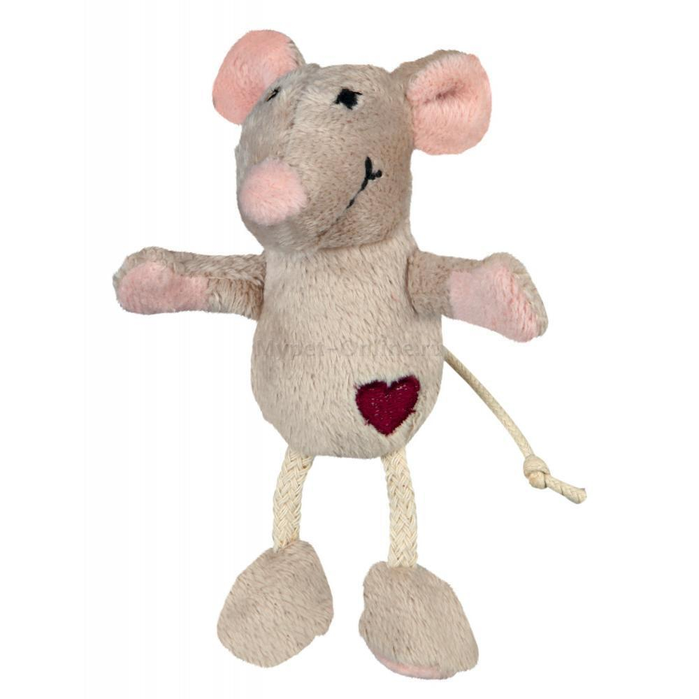 Игрушка для кошек Trixie Mouse, размер 11см., бежевый
