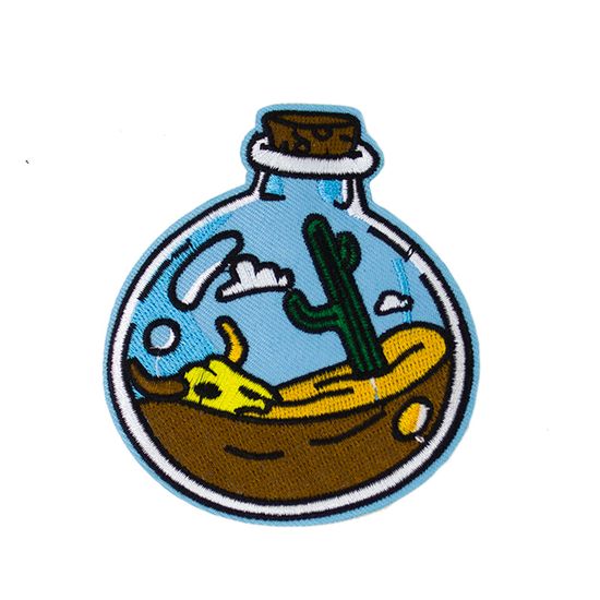 Нашивка термоаппликация на одежду и на рюкзак. Desert. Пустыня