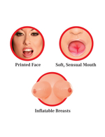 Кукла надувная PDX Dollz Brooke le Hook (Цвет: телесный)