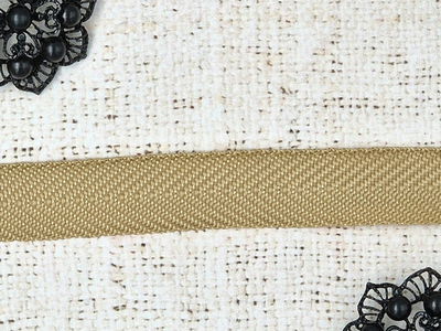 Лента окантовочная (стропа) 7,5 гр/м, ш. 22 мм, бежевый