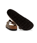 Шлепанцы кожаные arizona sfb Birkenstock - коричневый(951301)