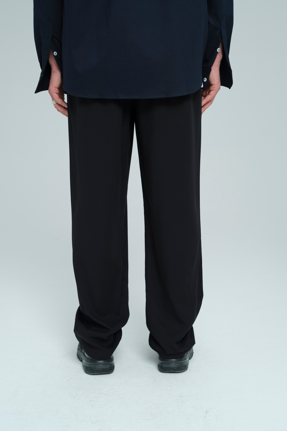 Брюки широкие легкие | black