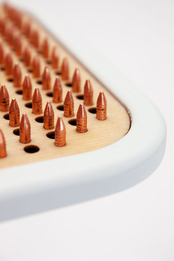 Доска садху Дерево инь-янь медные гвозди