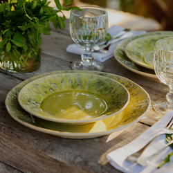Тарелка Madeira керамика Costa Nova цвет зеленый лимон купить