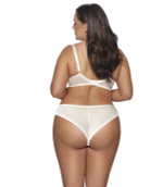 Кремовые трусики-бразилиана Novato (Размер: M) (Цвет: кремовый)