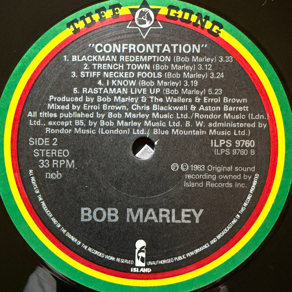 Bob Marley & The Wailers - Confrontation (Скандинавия 1973г.)