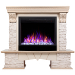 Каминокомплект Real Flame Rockland Lux 25/25,5 WT с очагом Saphir 25,5