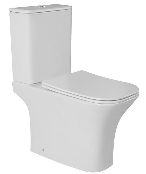 Унитаз-компакт PC-220 безободковый, дюропласт, микролифт PC-220