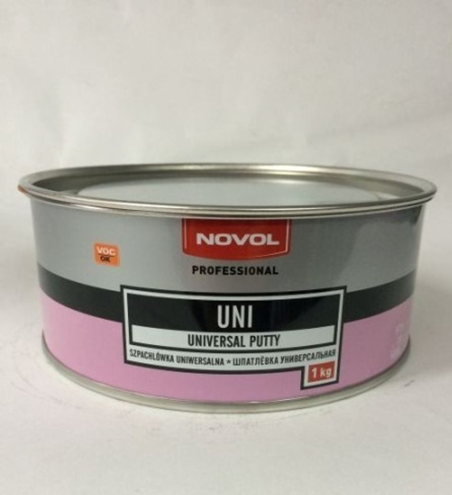 Шпатлевка Novol UNI 1 кг универсальная (NOVOL)