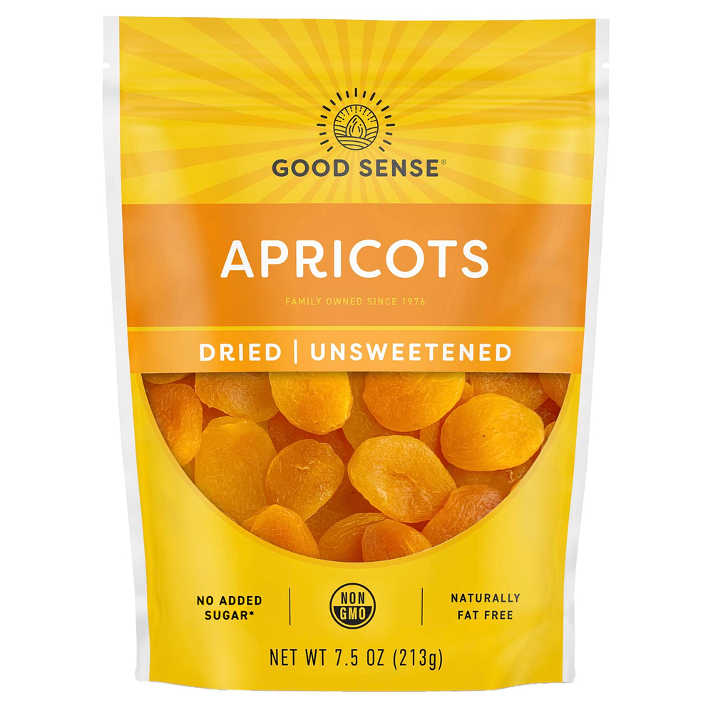 Good Sense, абрикосы, сушеные и неподслащенные, 213 г (7,5 унции)
