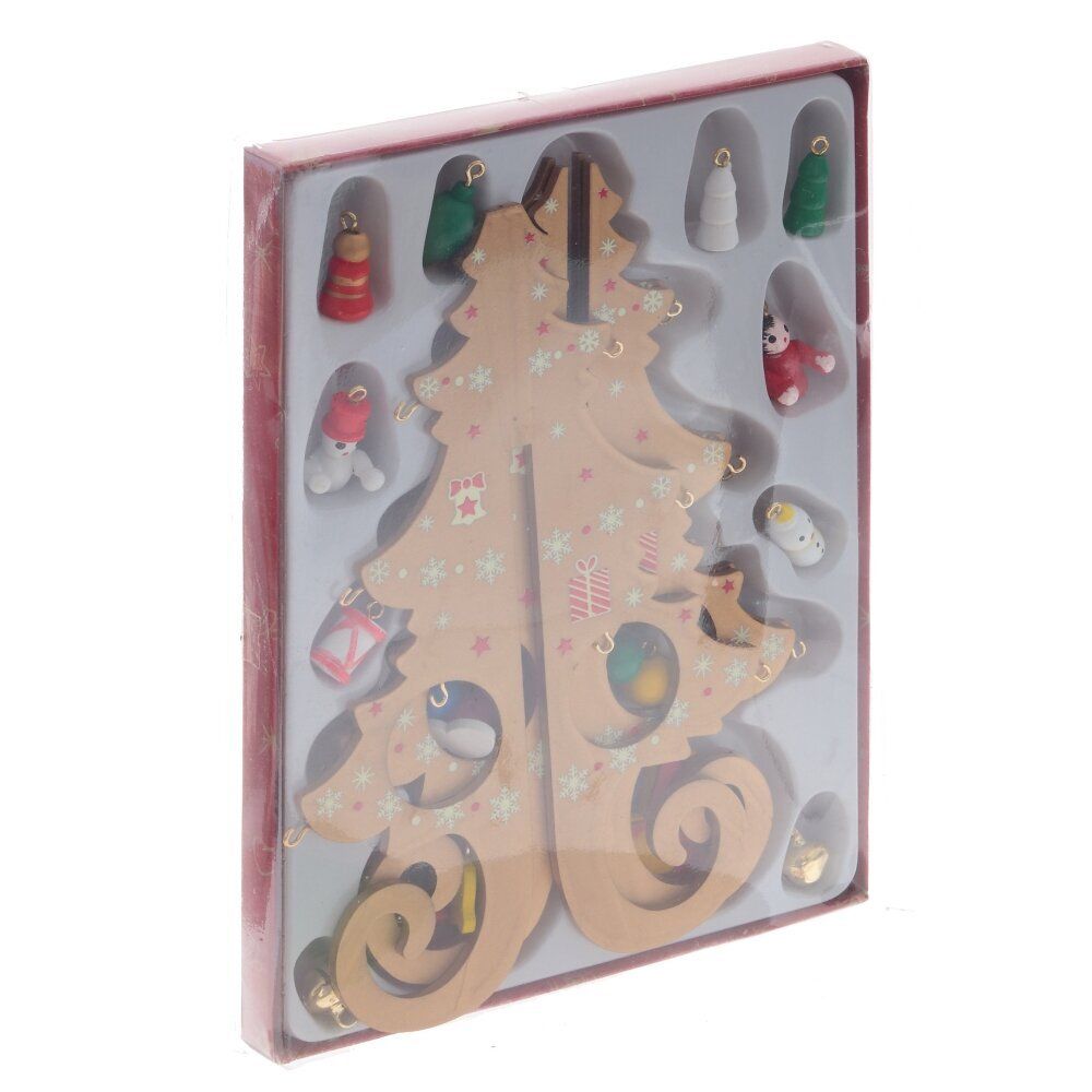 GAEM Фигурка декоративная "Ёлка", L14 W1,5 H18,5 см, 3в.