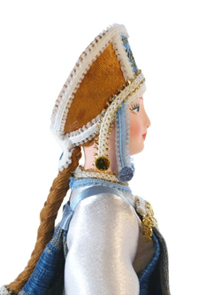 Кукла коллекционная Русская красавица в национальном костюме