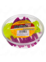 Твистер несъедобный Helios Credo Double Tail 2,95"/7,5 см Lime 20шт. (HS-12-008-N-20)