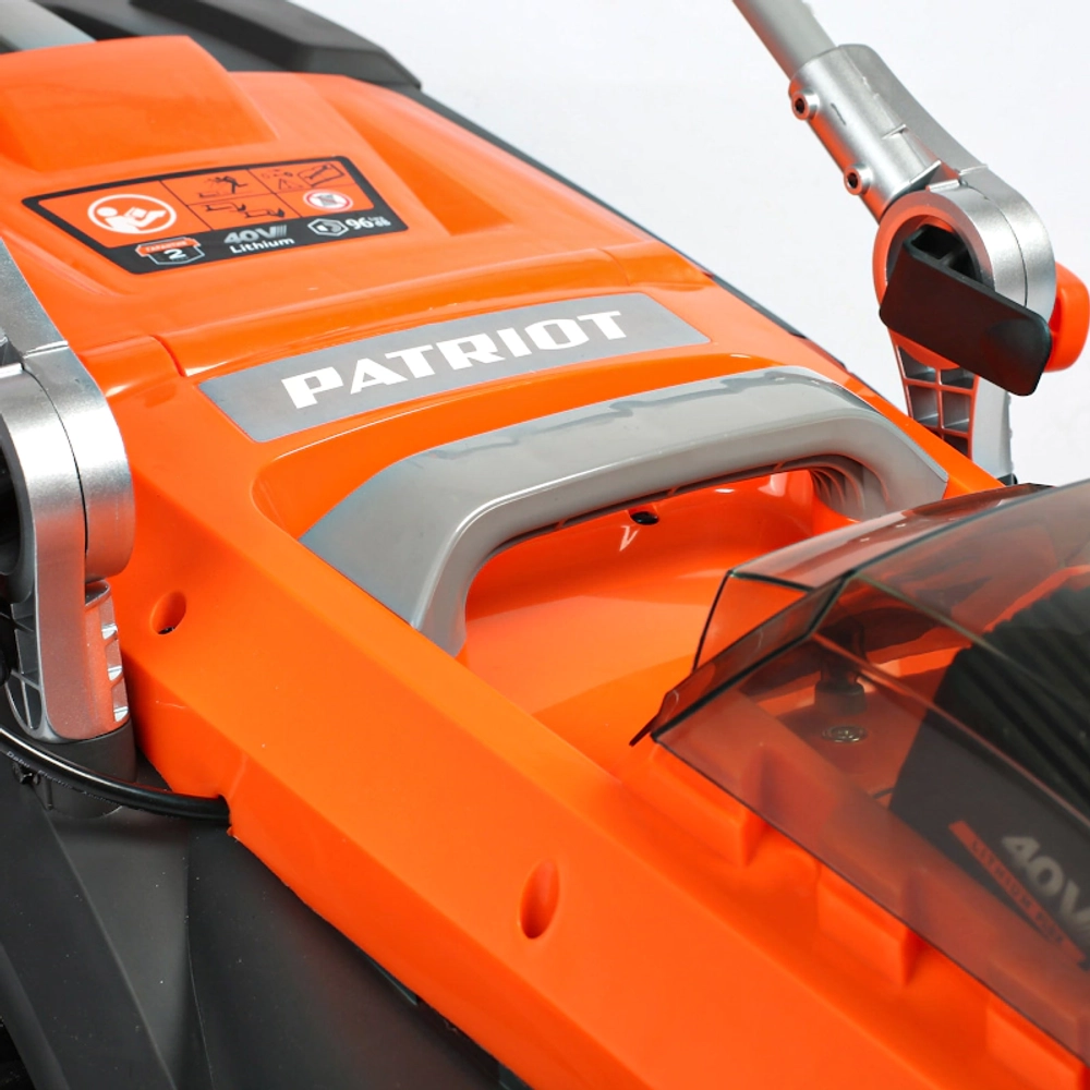 Газонокосилка аккумуляторная PATRIOT CM 435XL 40В (1 x 2.5 Ач, ЗУ) нож 37 см, 512201435