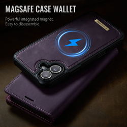 Чехол-кошелек CaseMe 2 in 1 MagSafe iPhone 16+