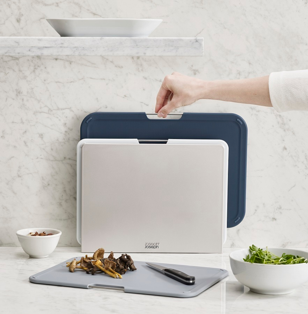 Набор разделочных досок Nest Large серый