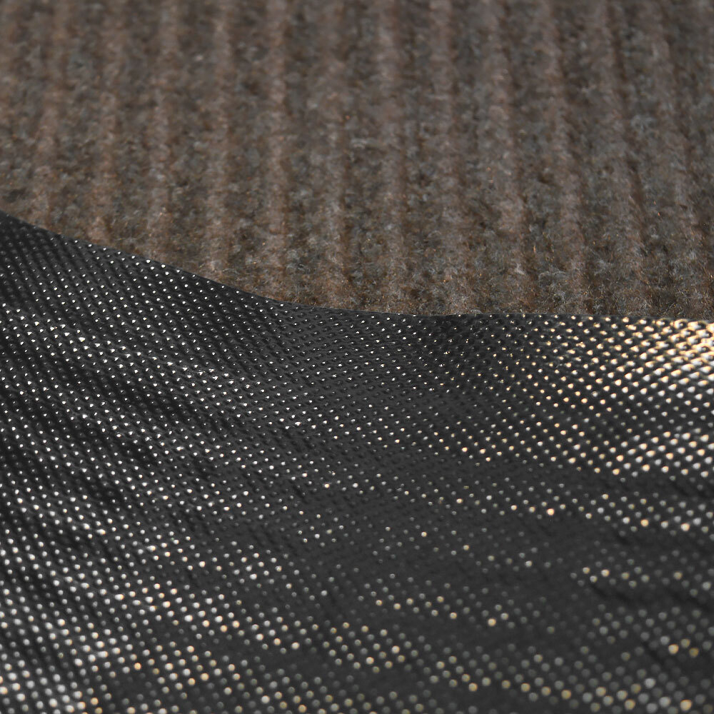 Коврик 50*80см влаговпитывающий ребристый, коричневый