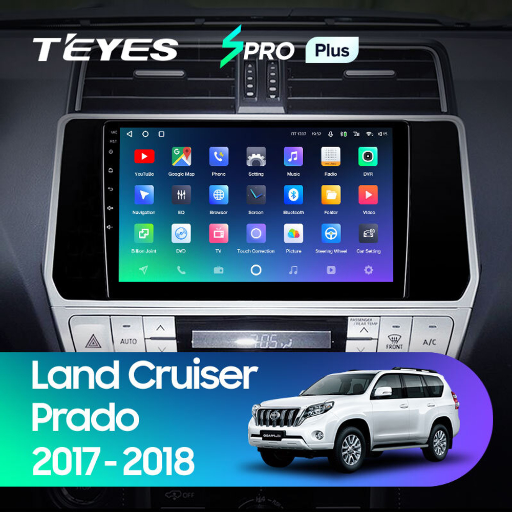 Teyes SPRO Plus 10.2"для TLC Prado 2017-2018