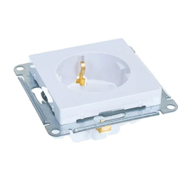 Розетка 1-м СП AtlasDesign 16А IP20 с заземл. механизм бел.4шт