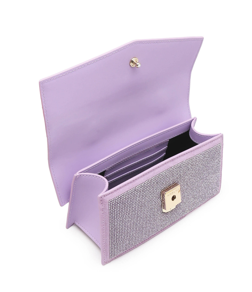 Кожаная сумка через плечо Patrizia Pepe - лавандовый(8B0032 L083)