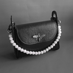 Ручка для сумки из бусин 30 см