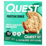 Quest Nutrition, Protein Cookie, белый шоколад и макадамия, 12 печений, 58 г (2,04 унции)
