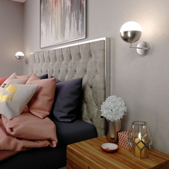 70129/1 / настенный светильник / хром