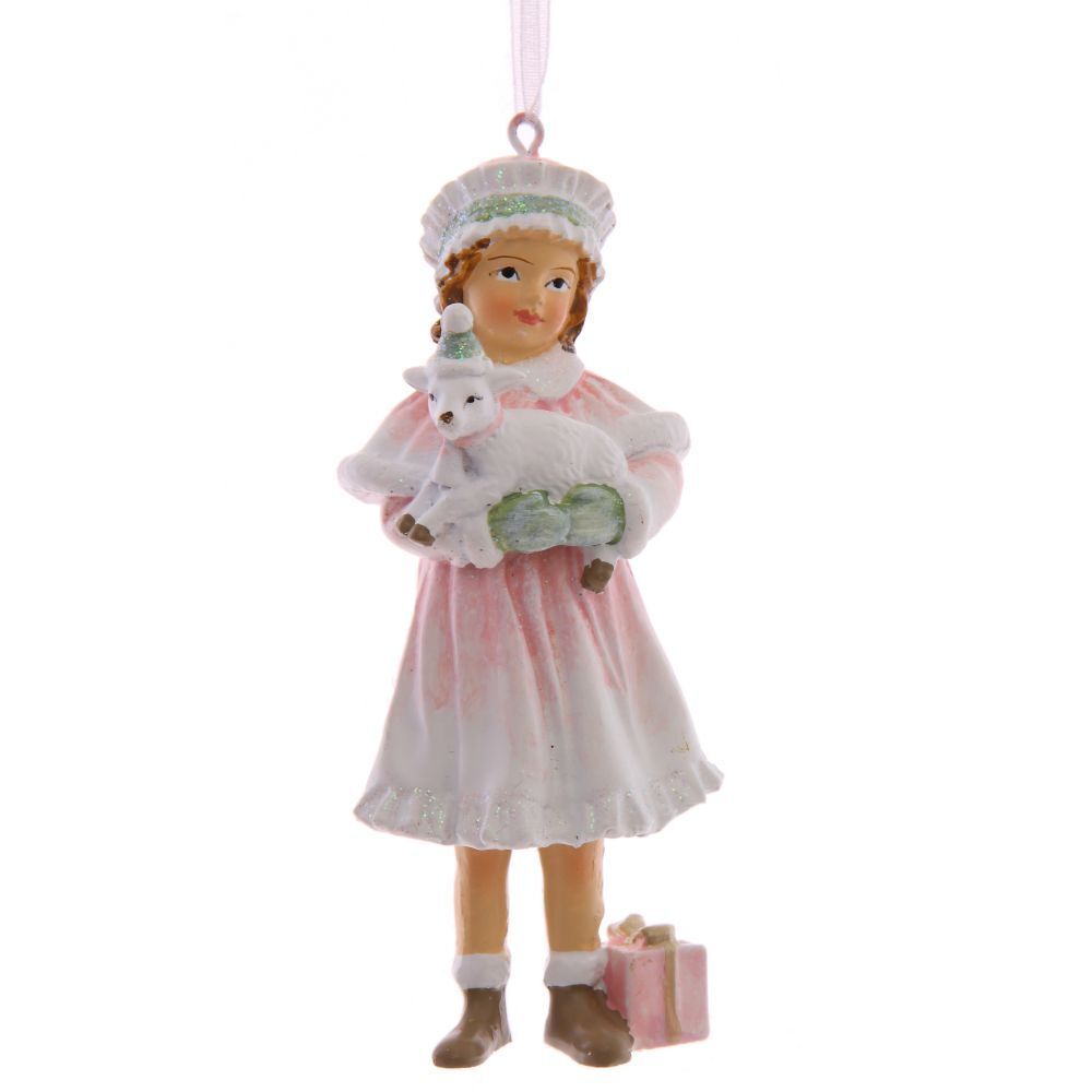 GAEM Украшение новогоднее "Девочка", L5 W4 H11 см, 2в.
