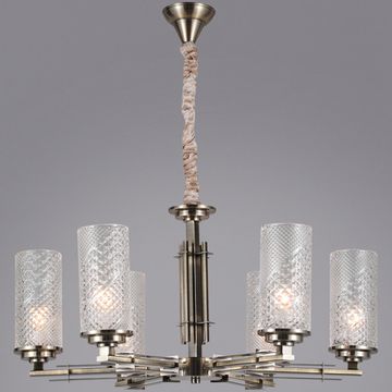 Люстра потолочная ILLUMICO E14  IL8682-6P-10 BR