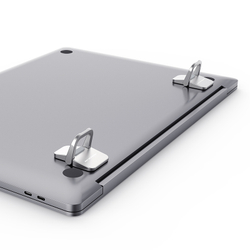 Портативная подставка от Nillkin серебристого цвета для ноутбука, серия Bolster Portable Stand