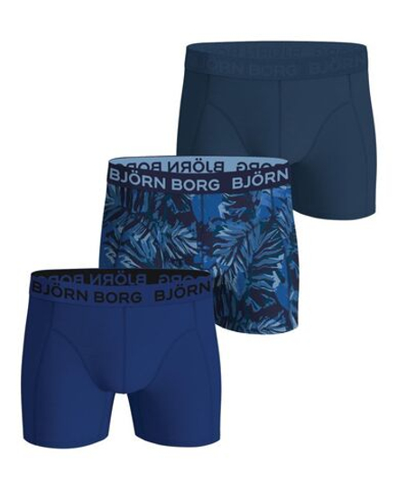 Боксерки теннисные Bj_rn Borg Cotton Stretch 3P - blue/print