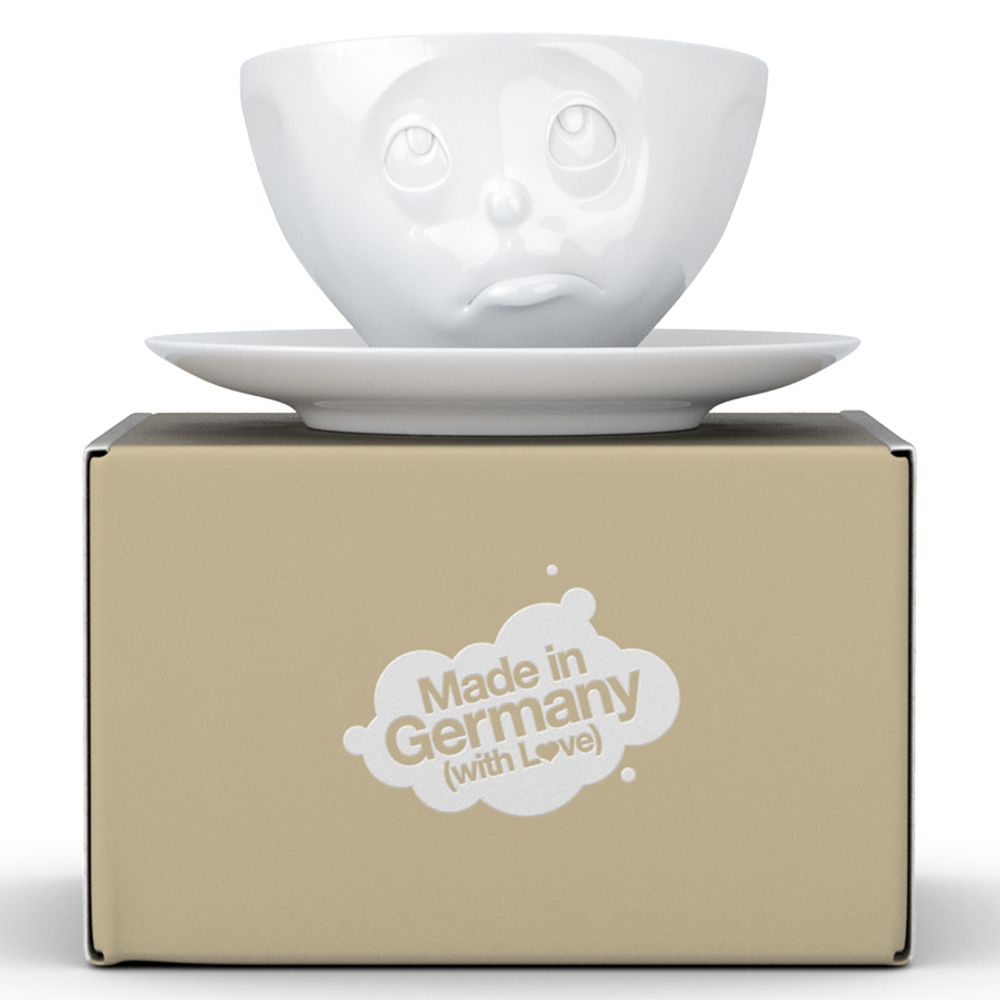 Чайная пара Oh please, 200 мл, белая