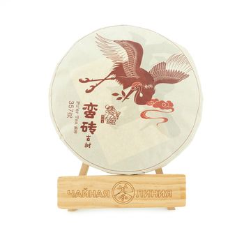 Шу пуэр 2014 г. «Маньчжуань Гушу» завода «Чашуван» 357 г