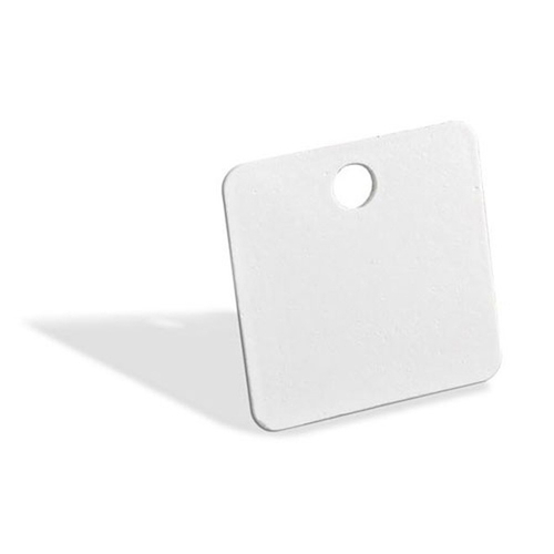 Бирка У-153 маркировочная кабельная квадратная 28х28 мм белая [упаковка 250шт] Fortisflex 77678