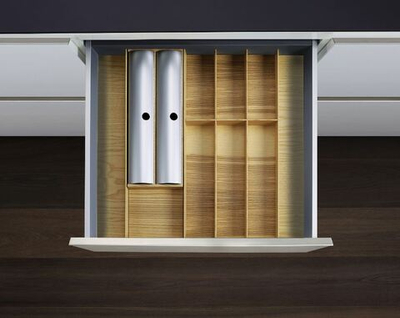 КОМПЛЕКТ лоток + держатель для фольги ФайнЛайн Линик, 500-600, ДУБ натуральный