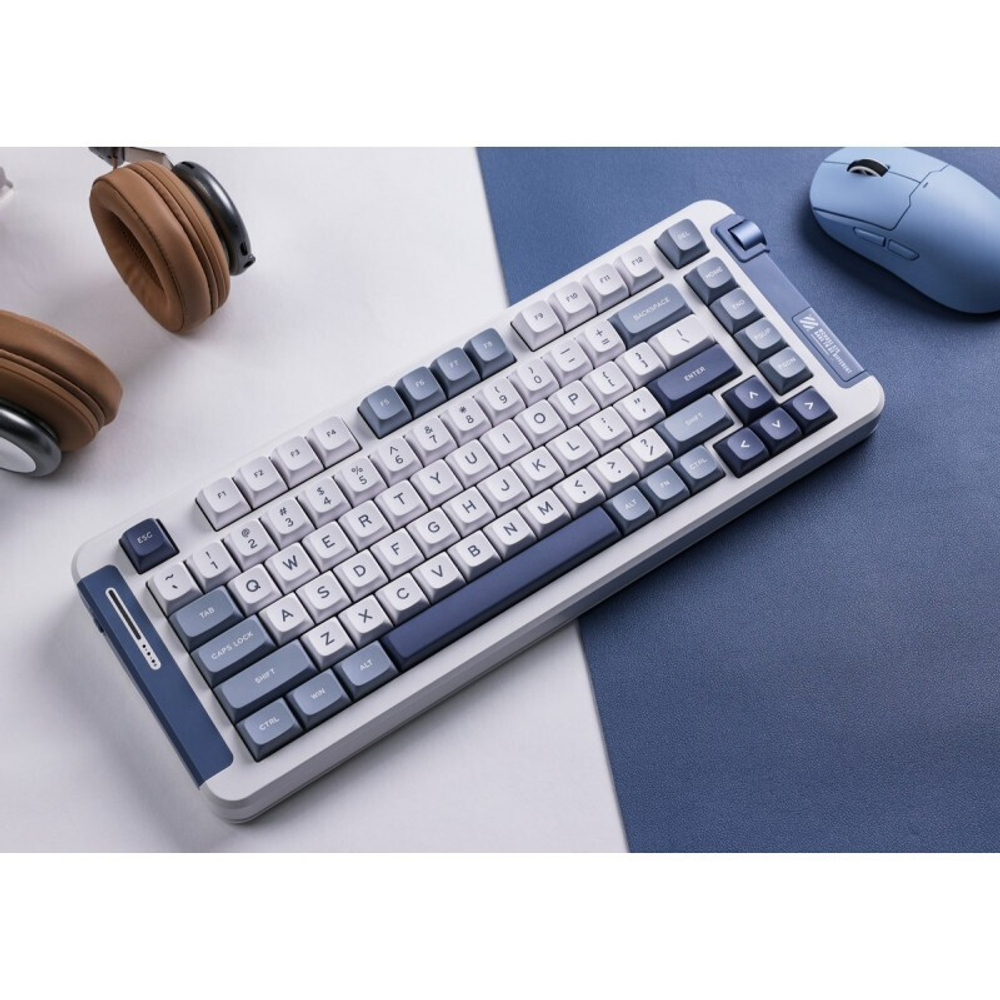 Беспроводная механическая клавиатура MCHOSE X75, темно-синий, Icy Creamsicle Switch. Английская раскладка (X75-NB-IC)