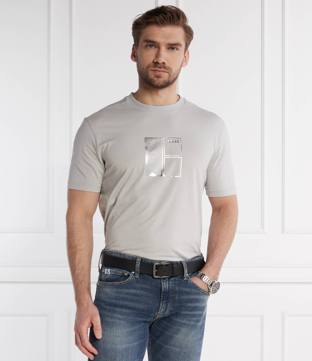 Футболка Tee 5 BOSS GREEN - серый(50513172)