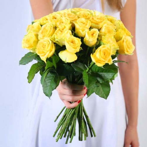 Купить Букет 35 желтых роз Penny Lane