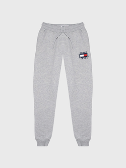Брюки Tommy Jeans Slim Box Flag Grey Heather