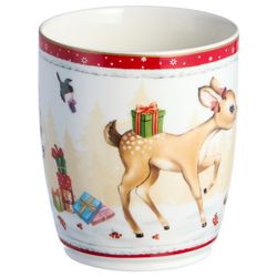 КРУЖКА LEFARD "С НОВЫМ ГОДОМ!" 300 МЛ КРАСНАЯ (КОР=36ШТ.)