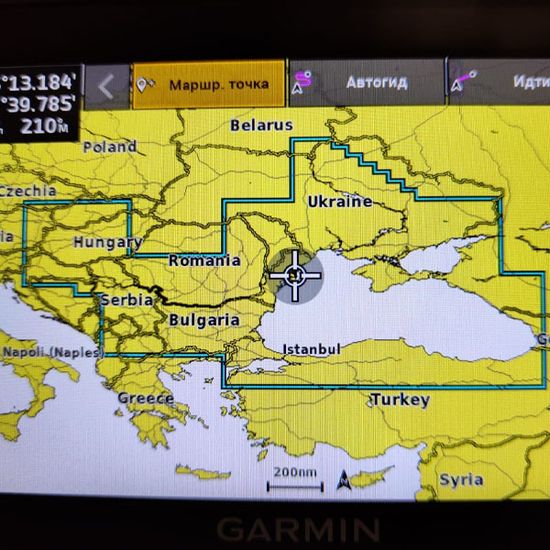 Черное и Азовское море карта глубин для Garmin Navionics+ NSEU063R