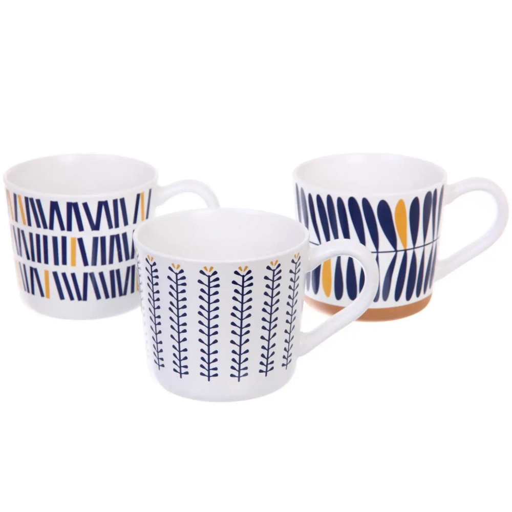 Кружка керамическая 420мл «Синее небо», микс 4рисунка