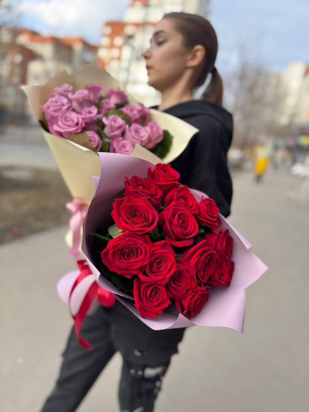 Букет «С любовью из России» 15 шт.