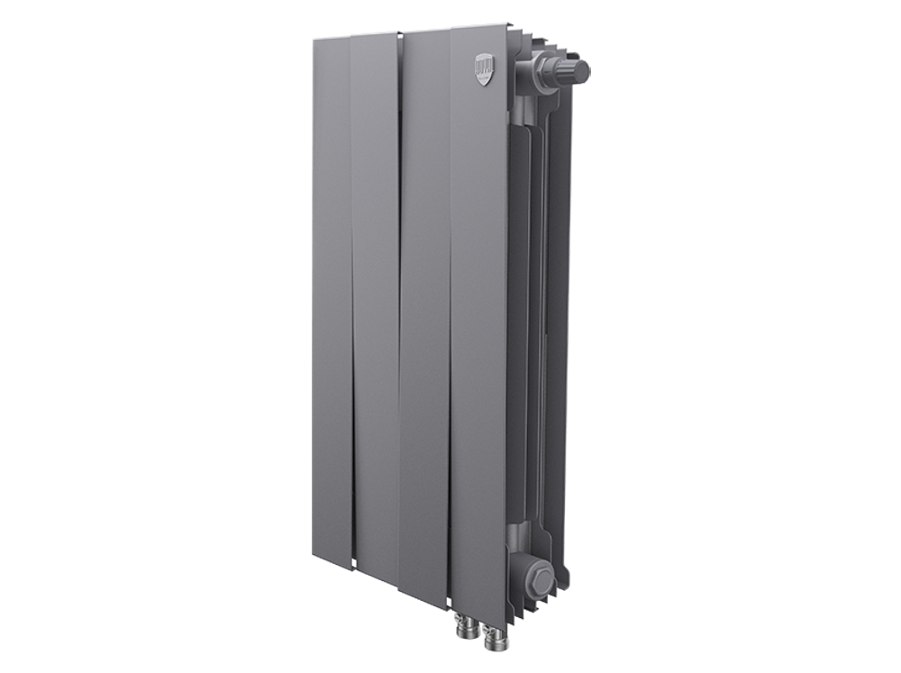 Радиатор биметаллический Piano Forte серый 500 VD 4 секции нижнее подключение