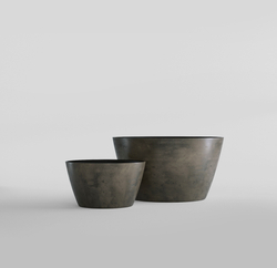 Кашпо, коллекция Concrete (Midnight), форма BOWL