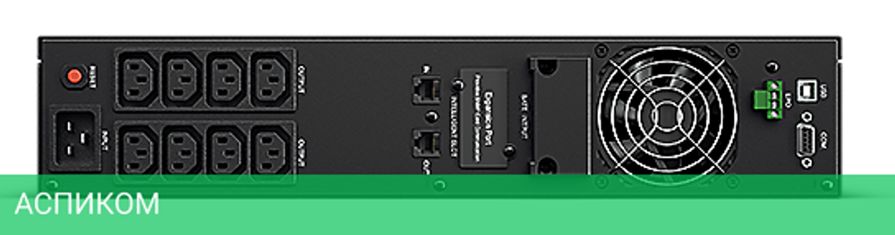 Источник бесперебойного питания Cyberpower 2000VA/1800W черный (OLS2000ERT2U)