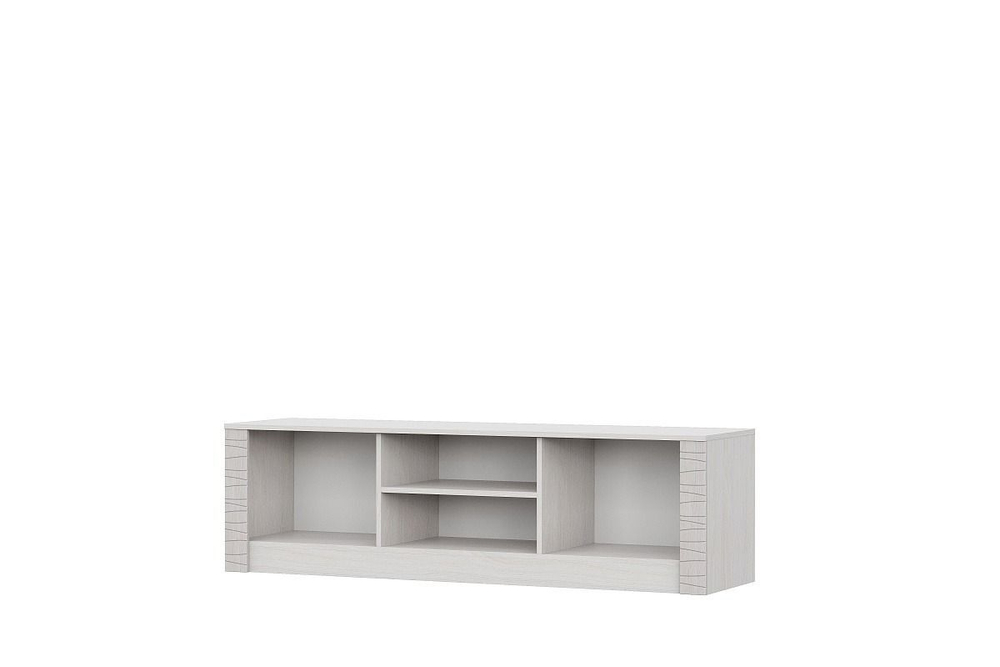 Тумба под телевизор Гамма, напольная, ЛДСП, белая