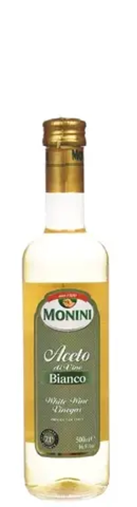 Уксус винный белый Монини (Monini White Wine Vinegar) 0,5 л.